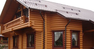 Строительство дома из оцилиндрованного бревна в Назрани - от 137007 рублей
